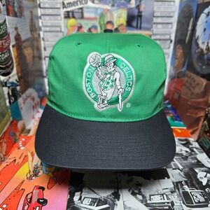 Boston Celtics 90s Two-Tone AJD Embroidered NBA Basketball Snapback Hat